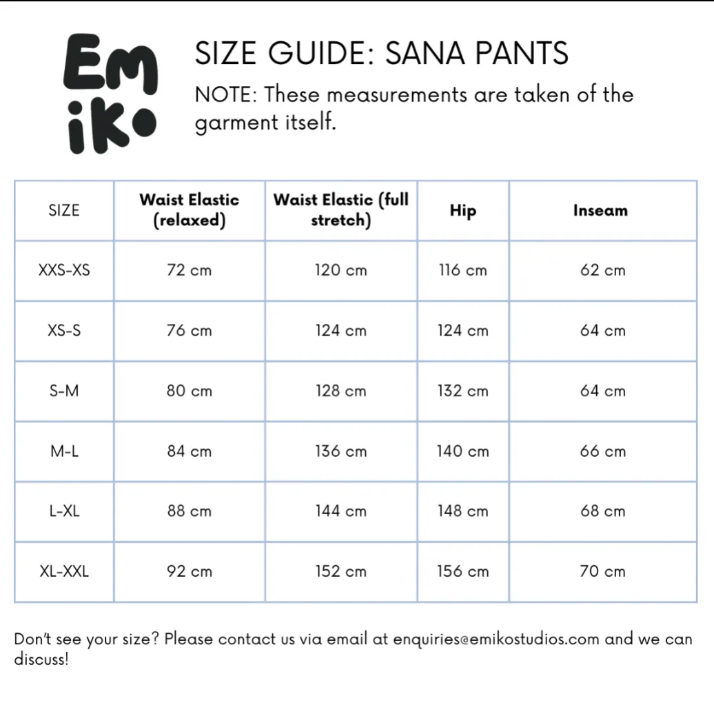 Sana Pants in Striped Denim Limited Edition (L-XL) sold by Emiko Studios product image thumbnail 4
