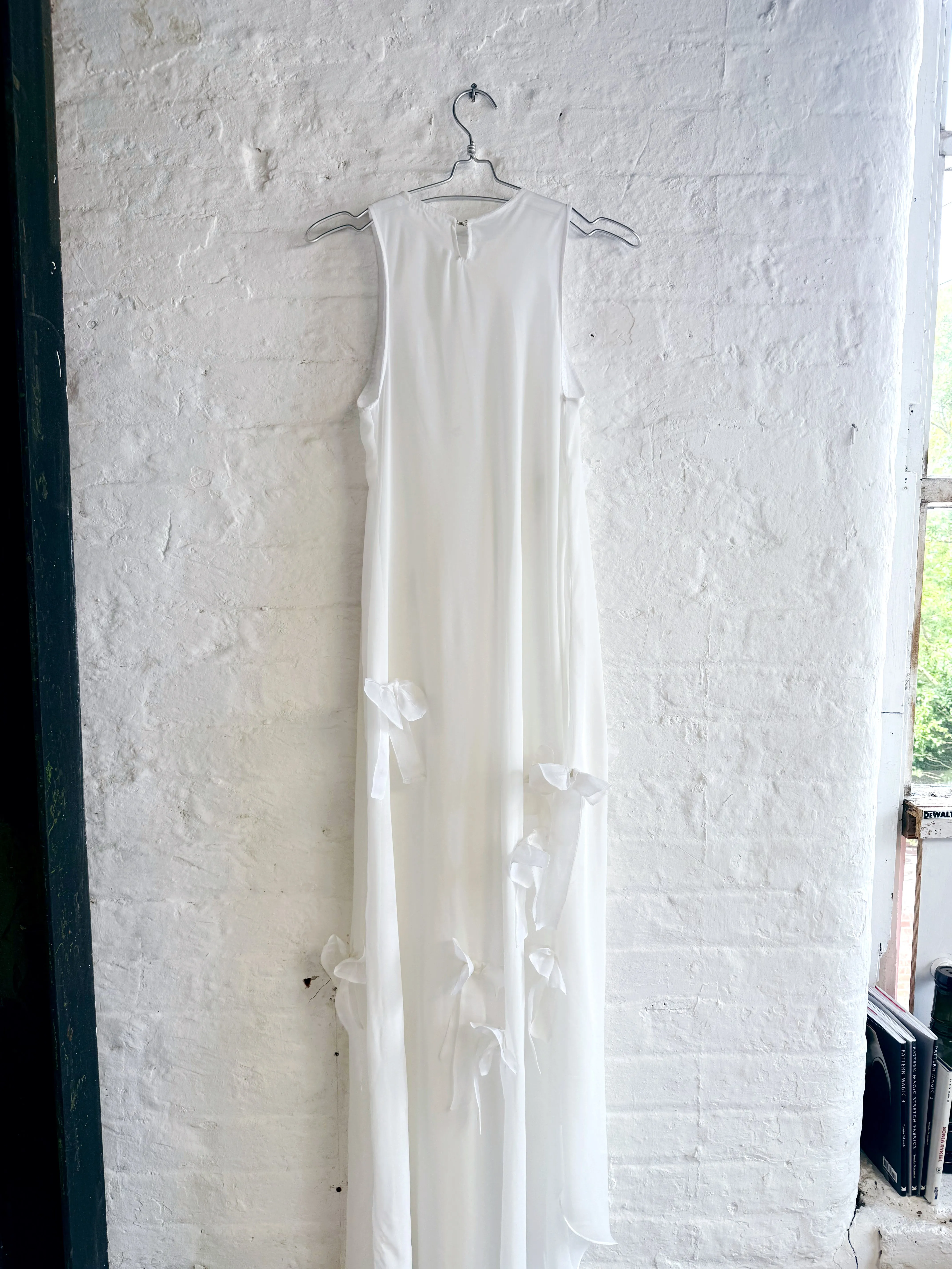 Ivory Bow Dress sold by Emiko Studios product image thumbnail 3