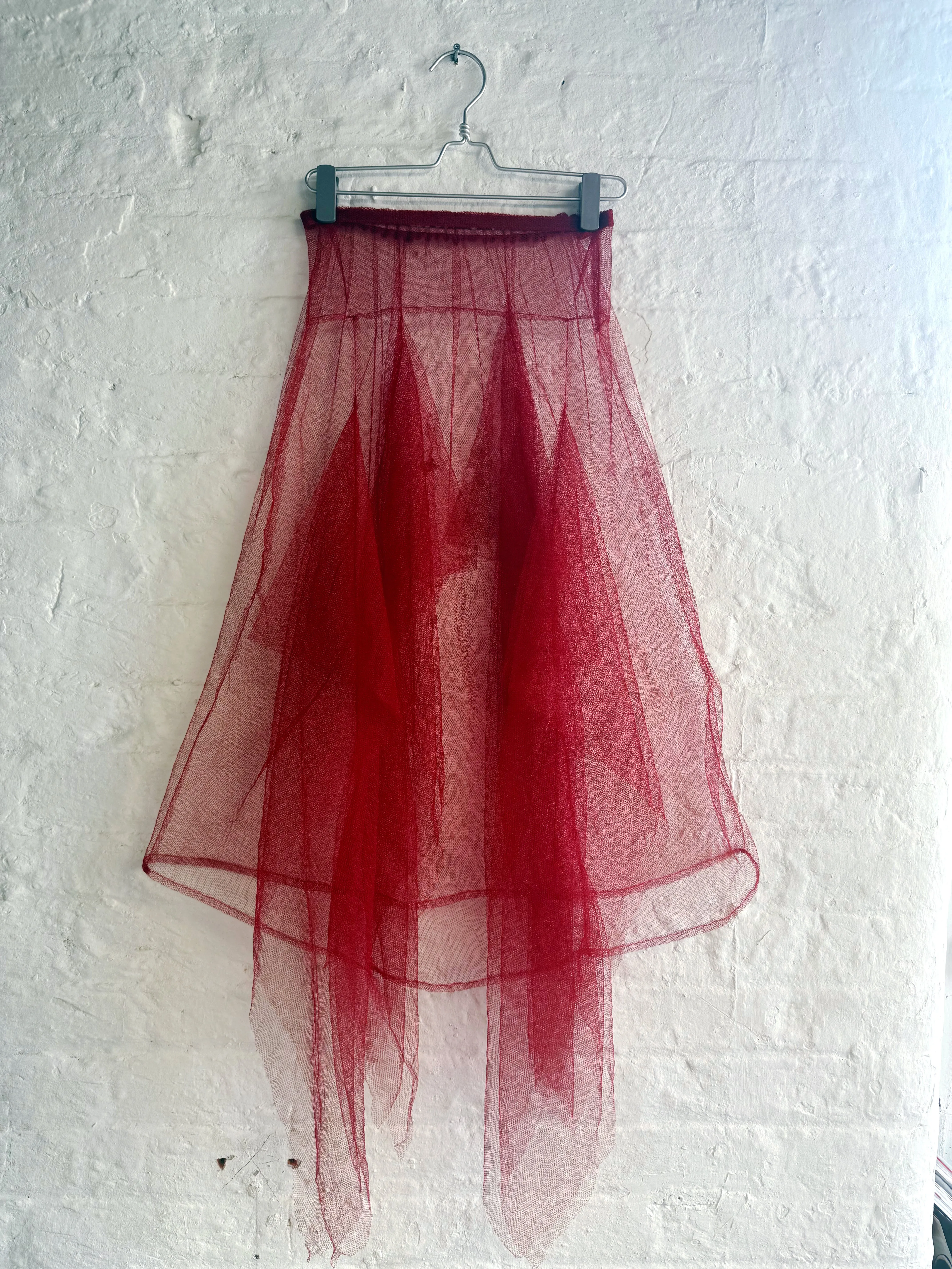 Red Tulle Skirt sold by Emiko Studios