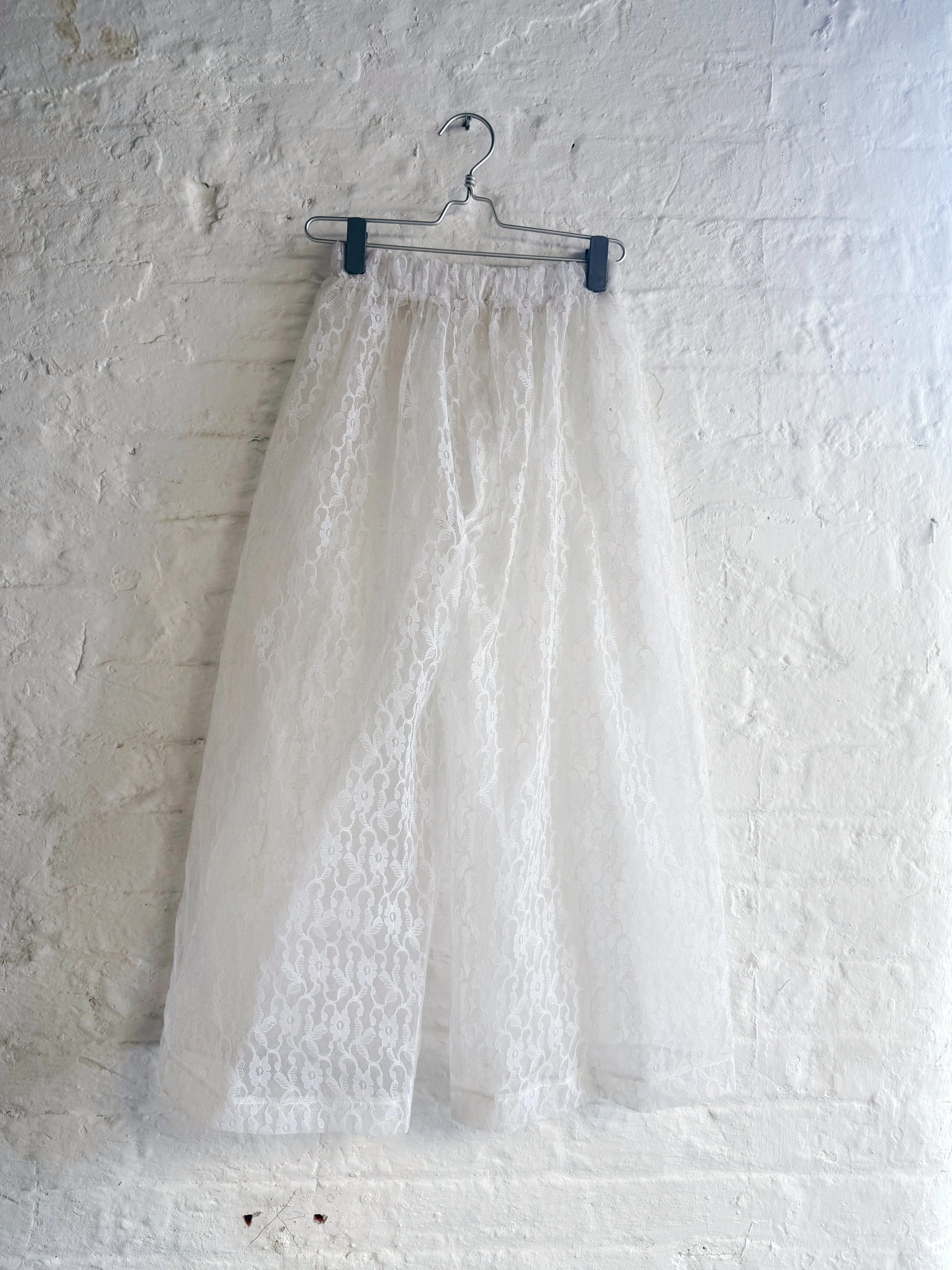 Lace Wide Trousers sold by Emiko Studios