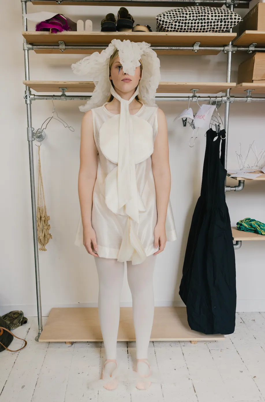 Ivory Circle Dress sold by Emiko Studios product image thumbnail 4