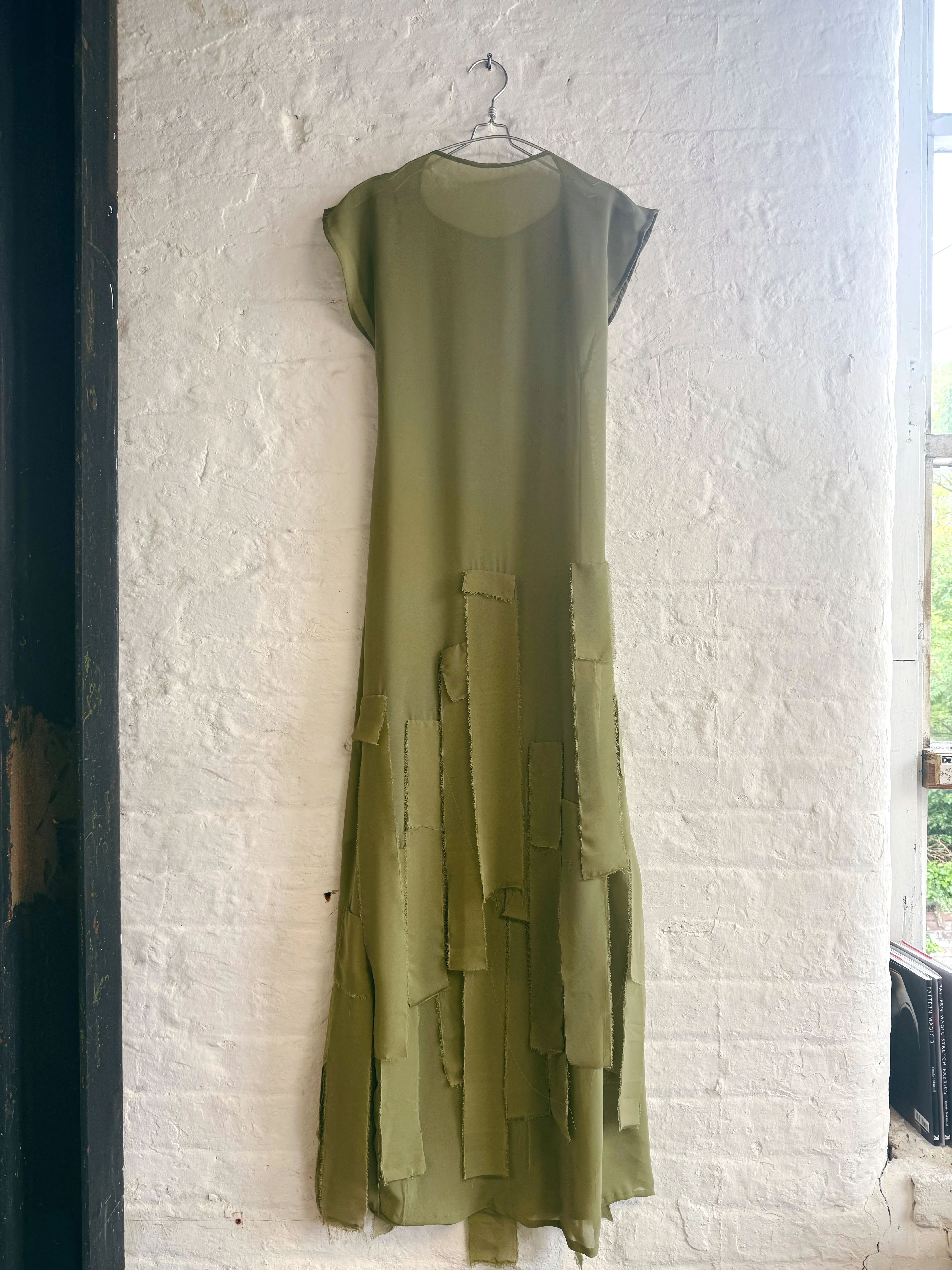 Sage Green Rectangle Dress sold by Emiko Studios product image thumbnail 2