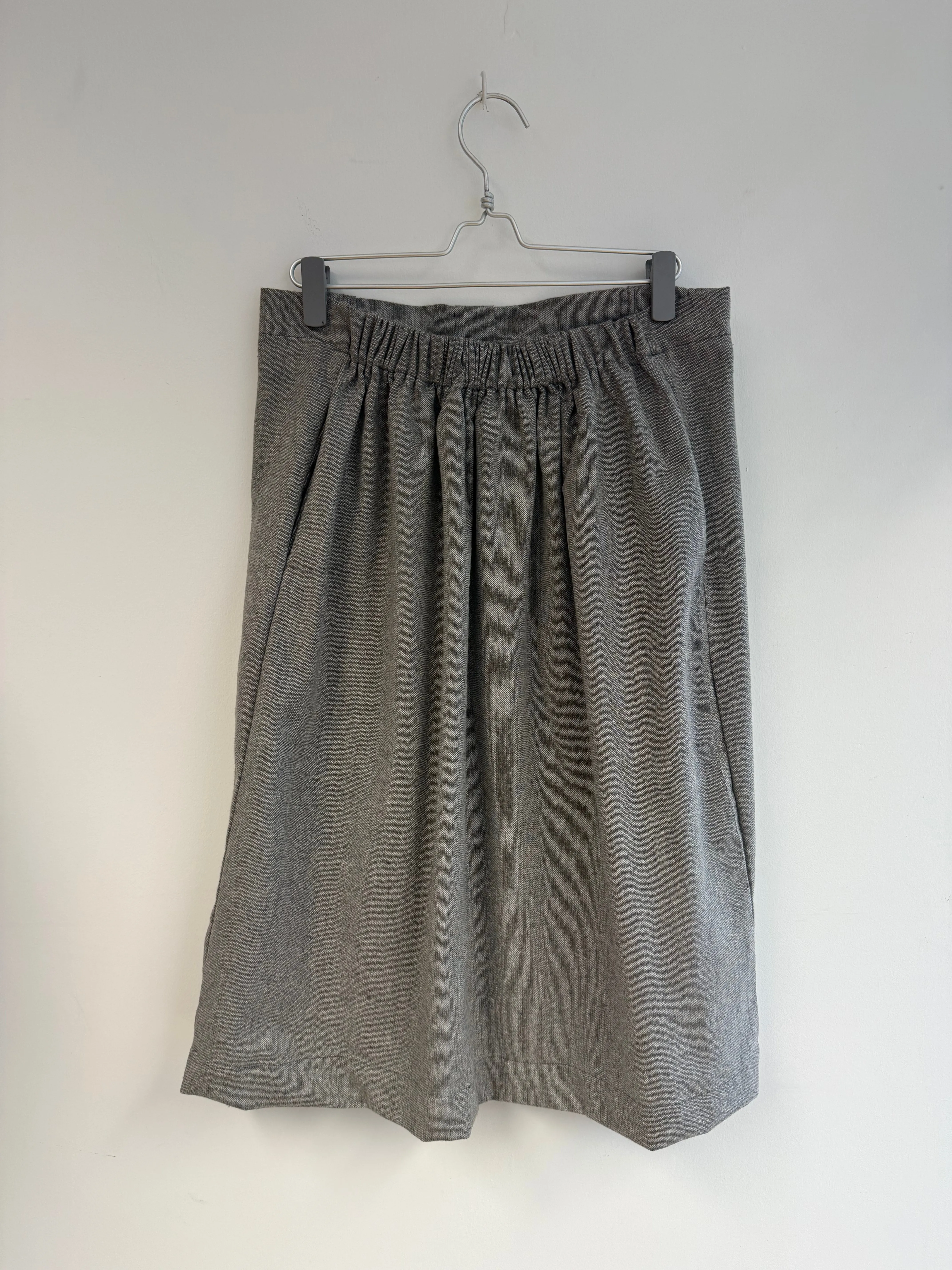 Limited Batch Puritsū Skirt in Grey sold by Emiko Studios product image thumbnail 4
