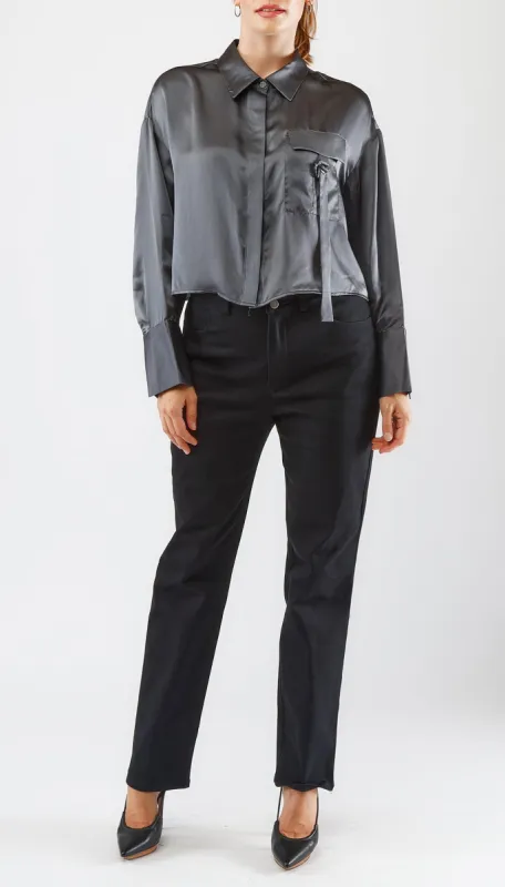 JASMINE SHIRT - CHARCOAL sold by Cyrus Nazari