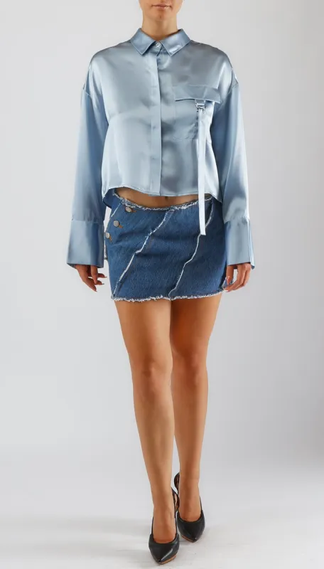 JASMINE SHIRT - ICE BLUE sold by Cyrus Nazari