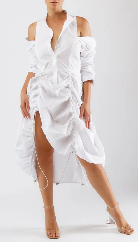 NIKITA DRESS - WHITE sold by Cyrus Nazari