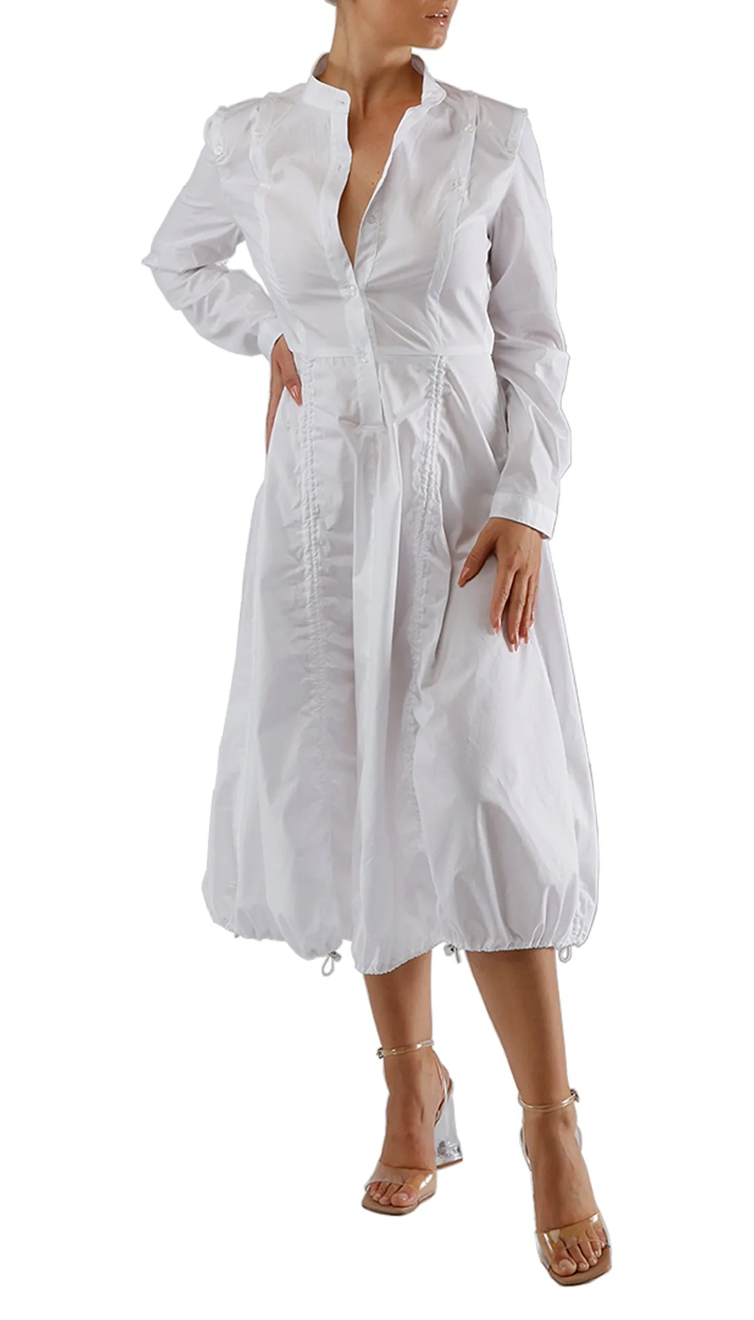 NIKITA DRESS - WHITE sold by Cyrus Nazari product image thumbnail 5