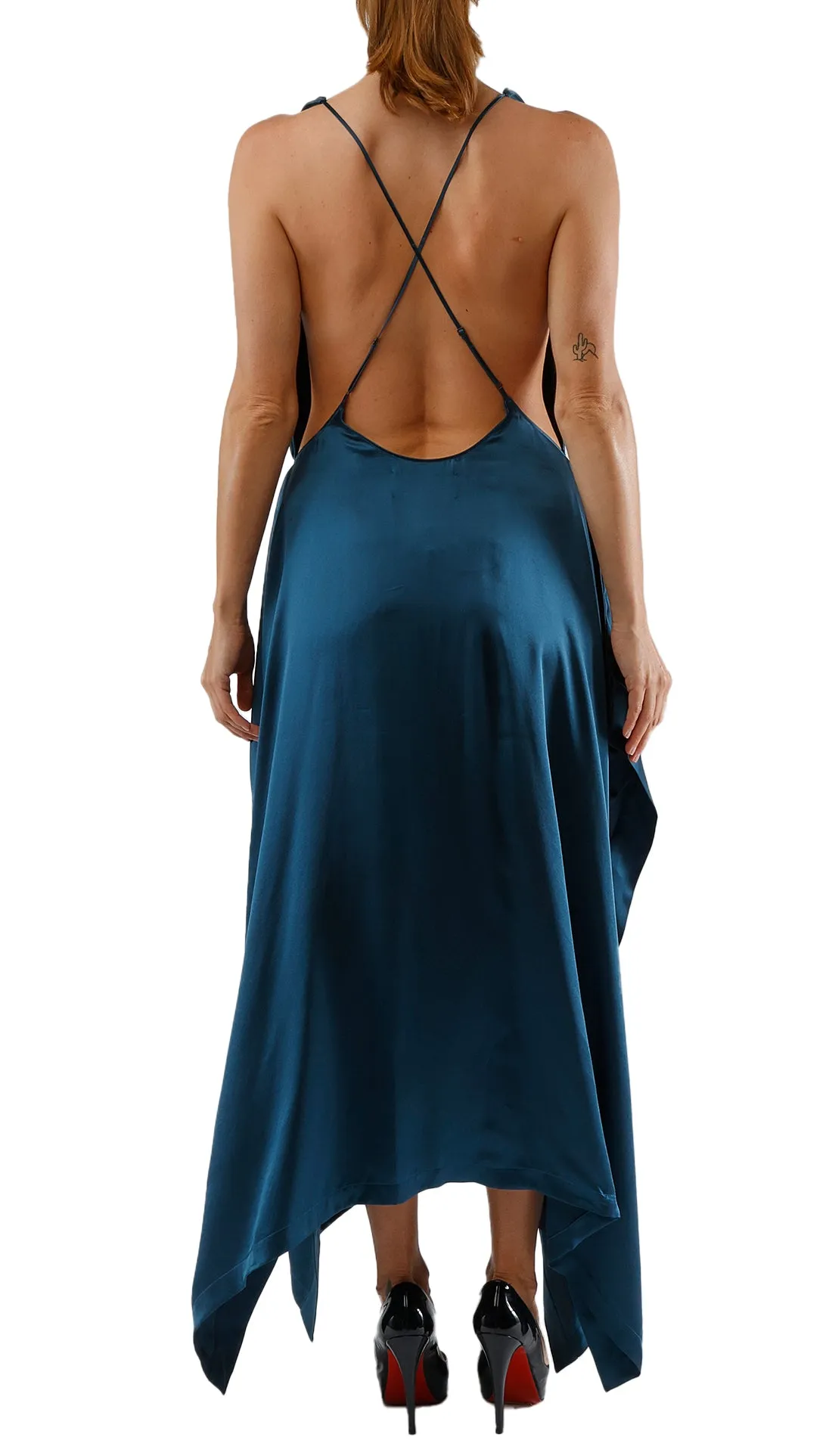 ARIEL DRESS - TEAL sold by Cyrus Nazari product image thumbnail 3