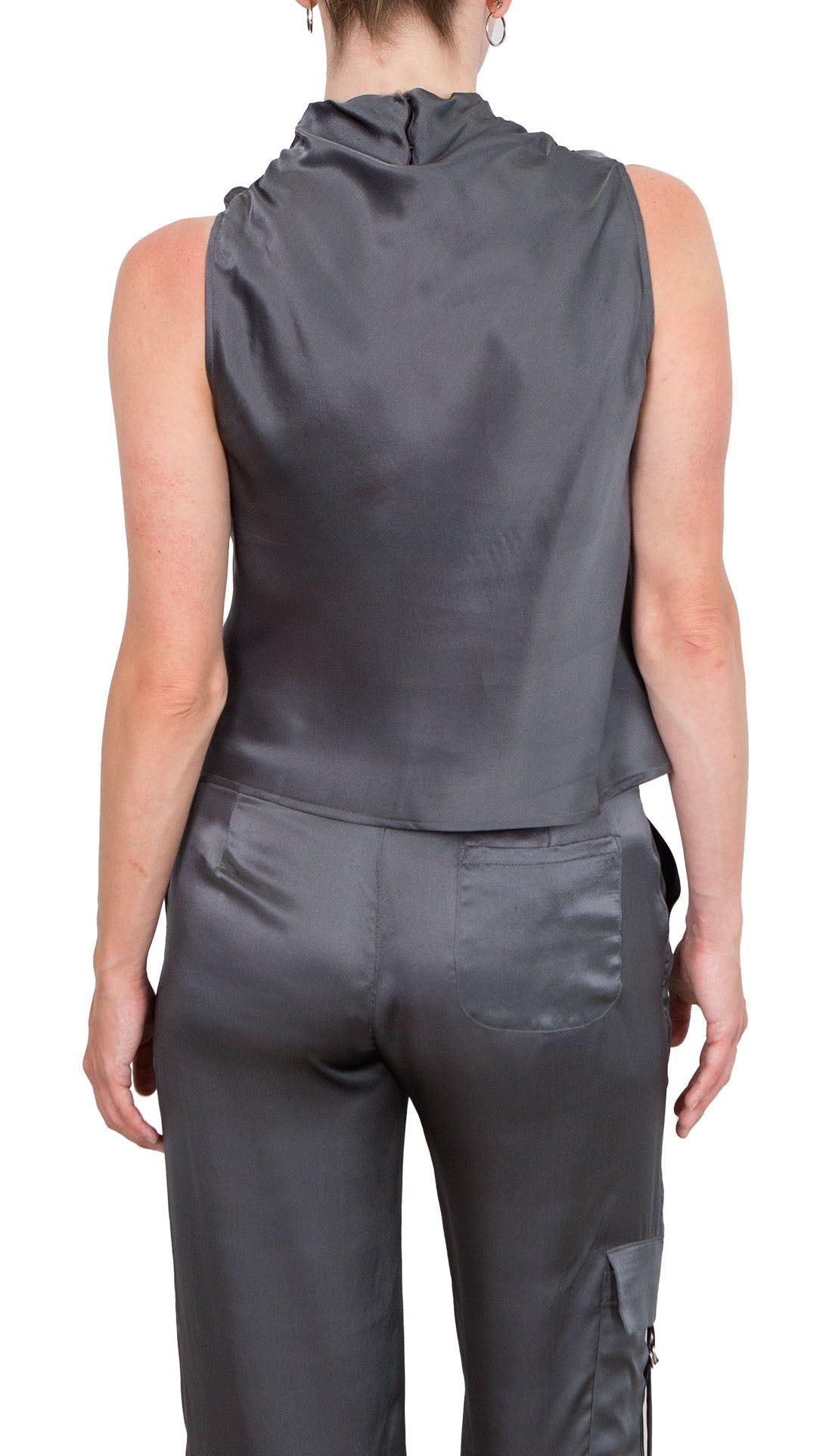 LEAH TOP - CHARCOAL sold by Cyrus Nazari product image thumbnail 2