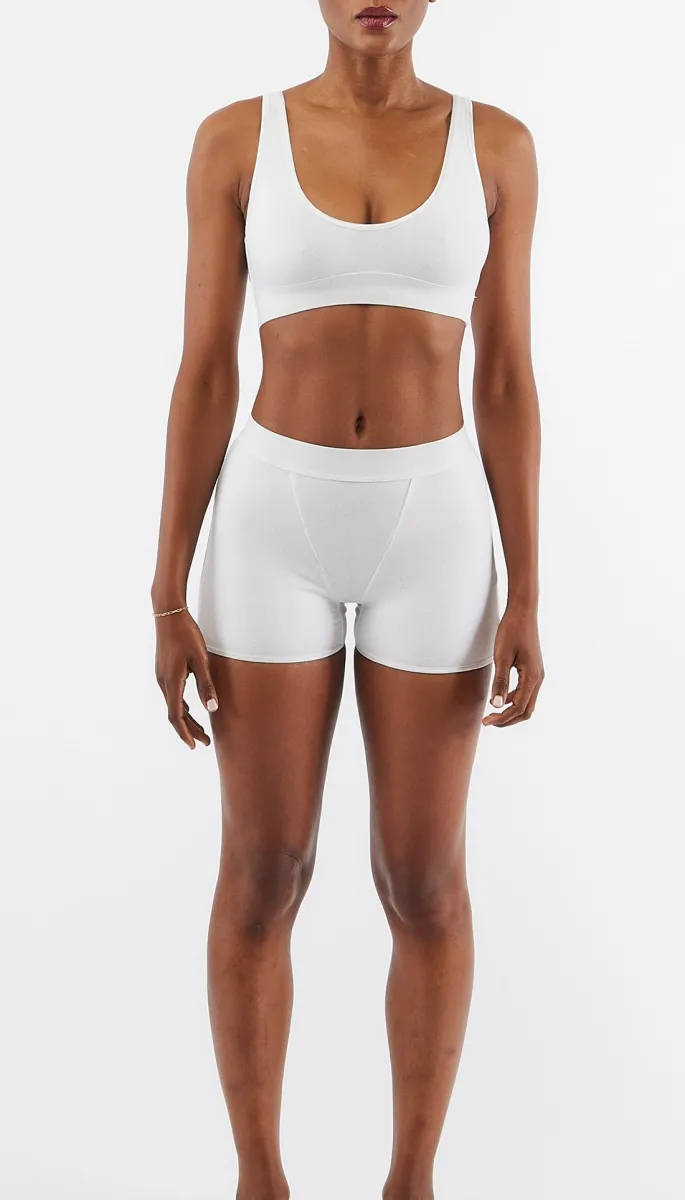 SCOOP NECK BRALETTE - WHITE sold by Cyrus Nazari