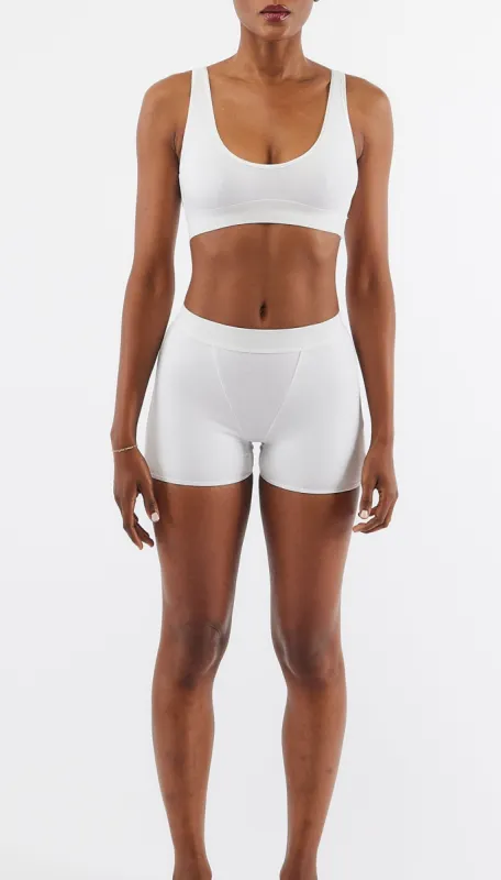 SCOOP NECK BRALETTE - WHITE sold by Cyrus Nazari