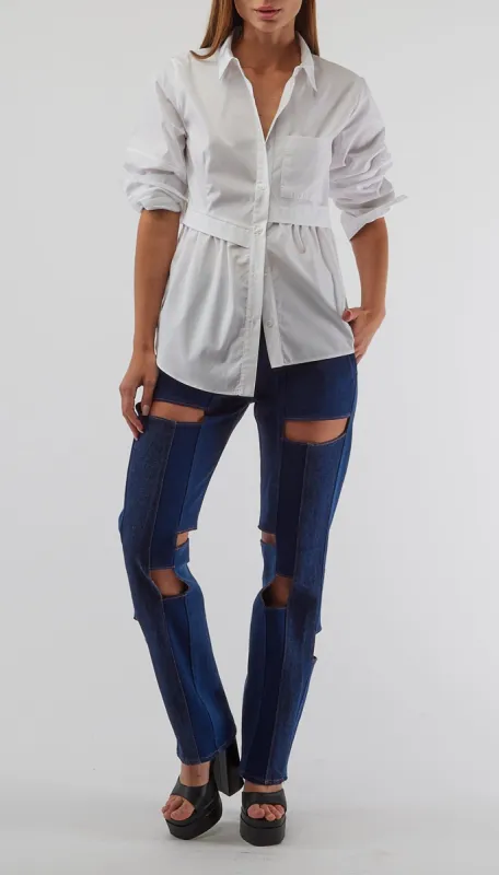 MATILDE SHIRT - WHITE sold by Cyrus Nazari