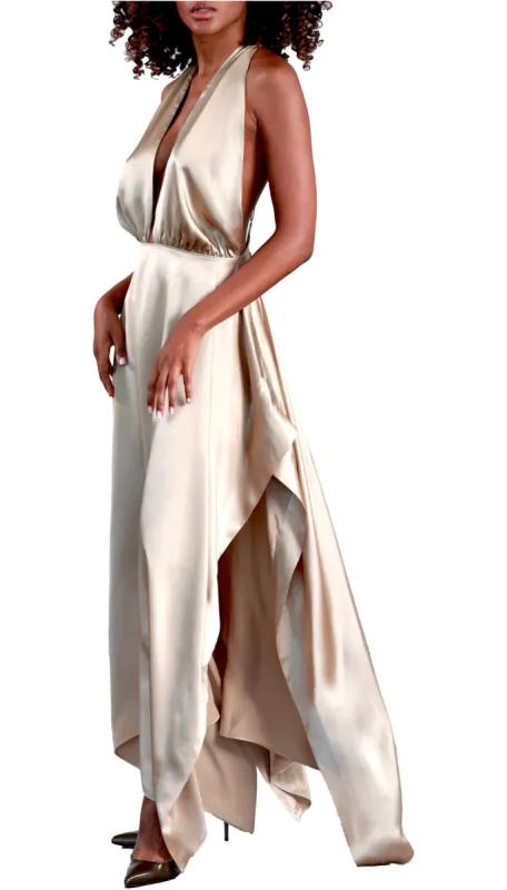 ARIEL DRESS - GOLD sold by Cyrus Nazari