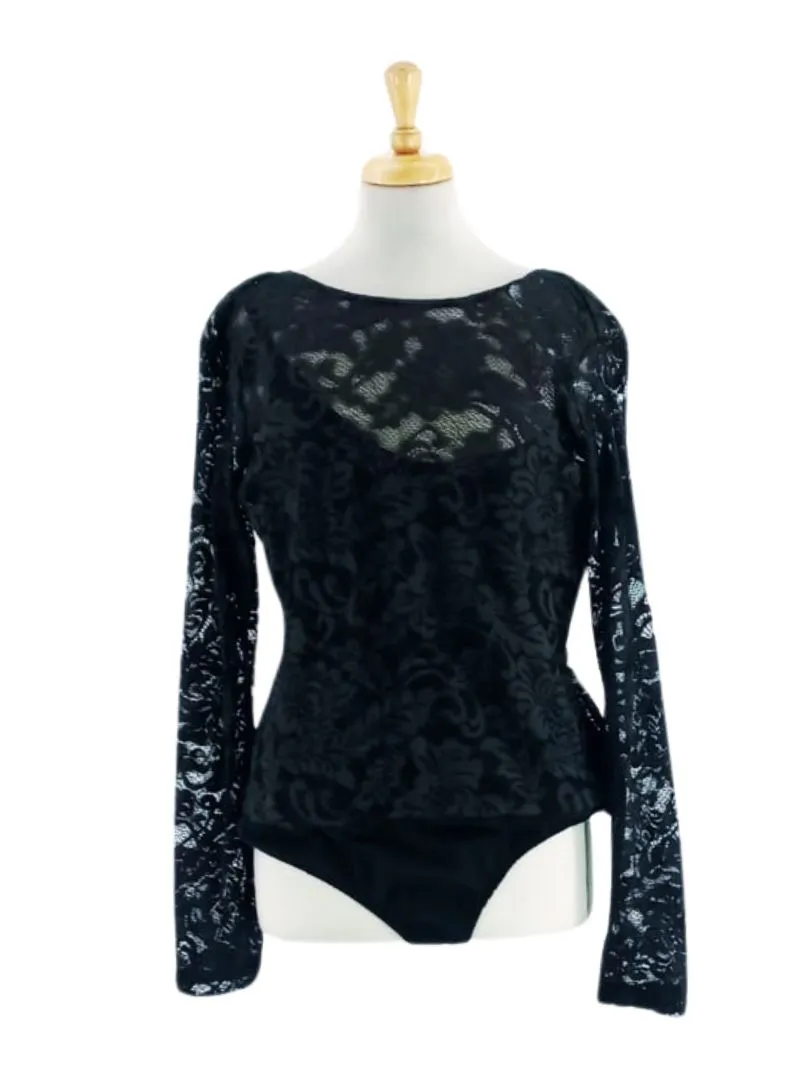 FLORAL LACE BODYSUIT sold by FBO
