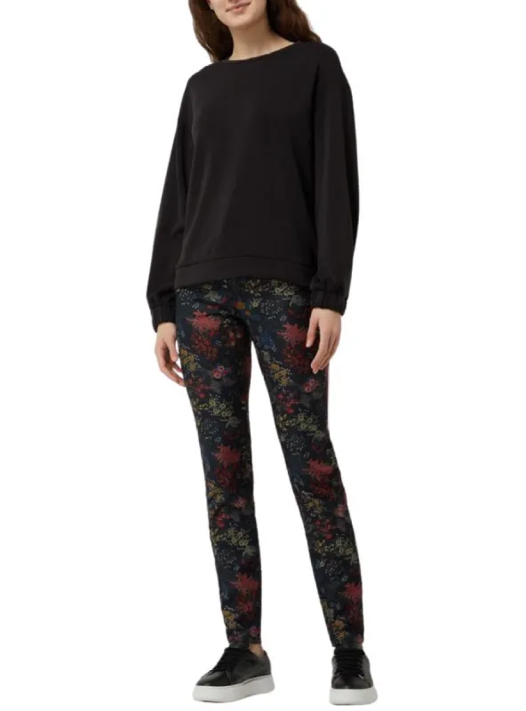FLORAL DETAIL SKINNY FIT PANTS sold by FBO