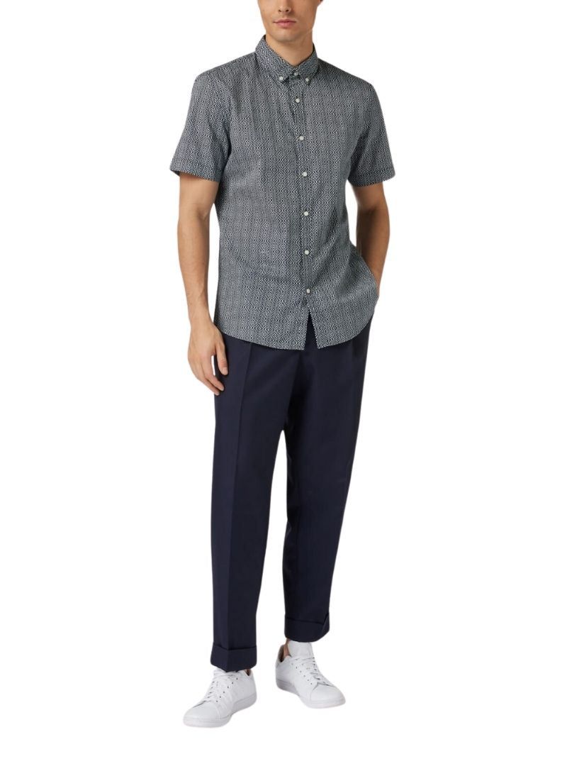 PRINTED SHORT SLEEVE SHIRT sold by FBO