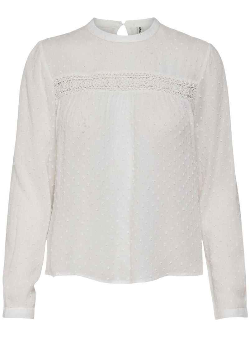 TEXTURED PATTERNED DETAILED BLOUSE sold by FBO product image thumbnail 4