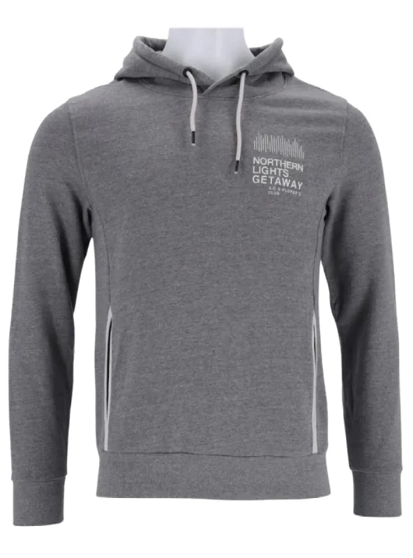 DETAILED PRINT FLEECE HOODIE sold by FBO