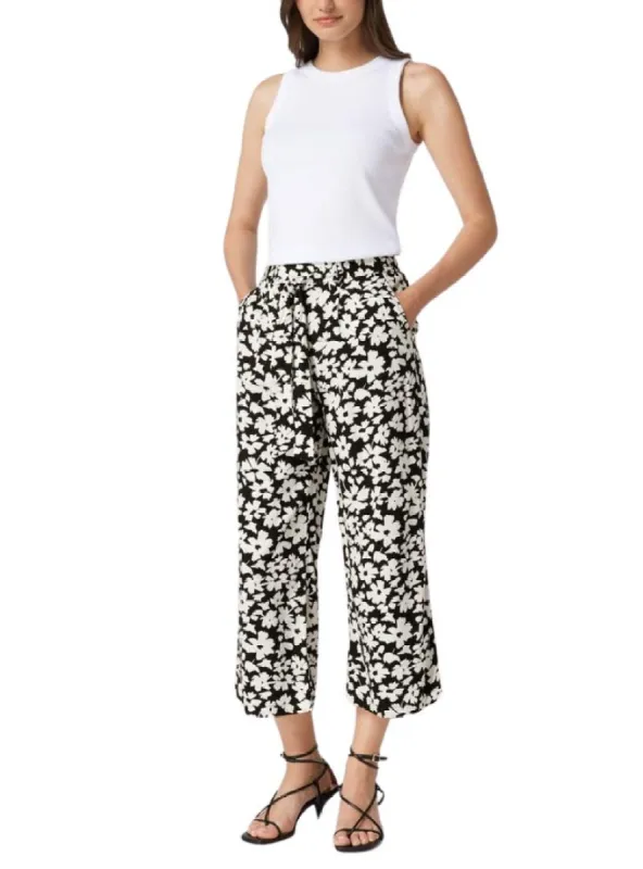FLORAL DETAILED WIDE LEG TROUSER sold by FBO