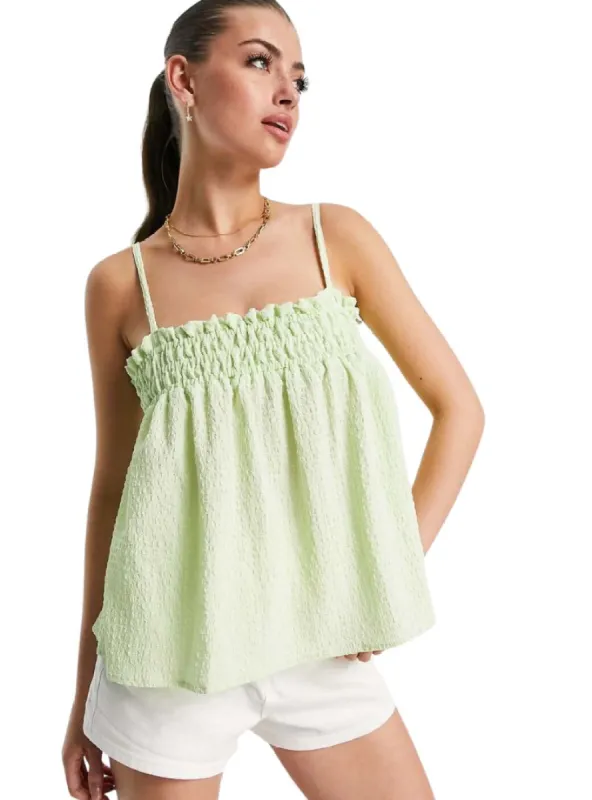 PUFF TEXTURED CAMI TOP sold by FBO