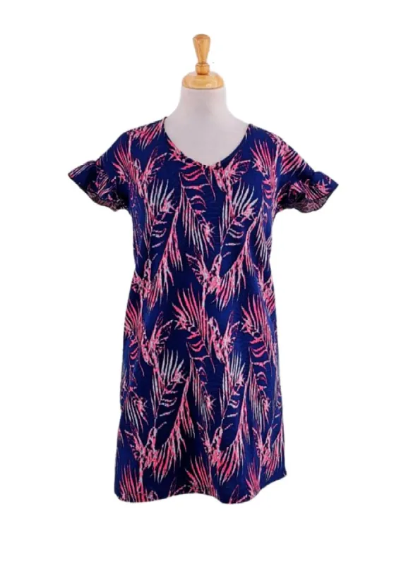 DETAILED TEXTURED DRESS sold by FBO