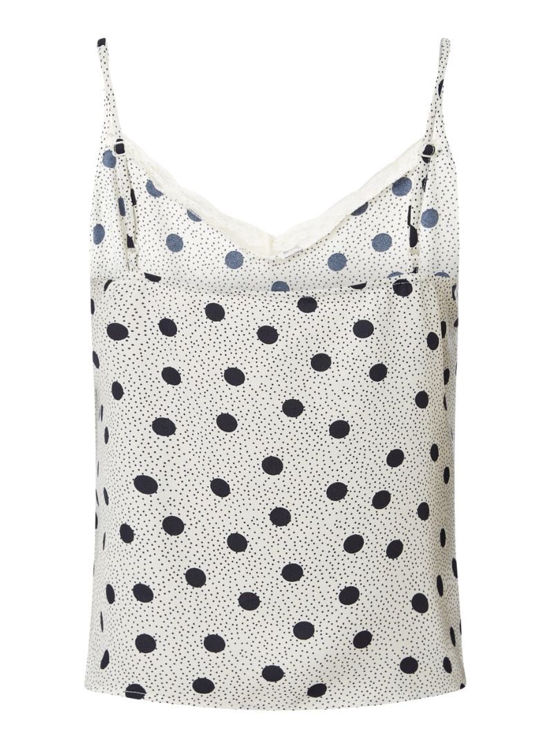 POLKA DOT DETAILED STRAPPY BLOUSE sold by FBO product image thumbnail 2