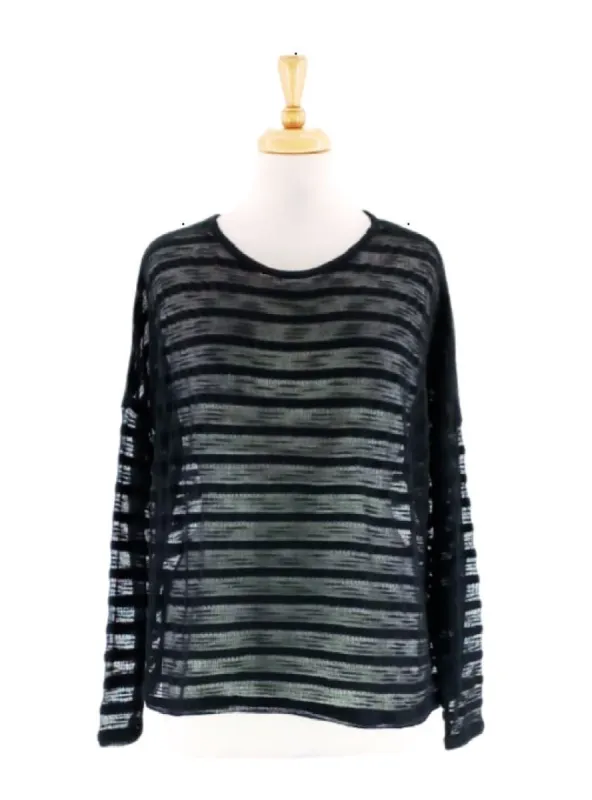 RIBBED LONG SLEEVE TOP sold by FBO