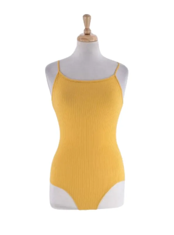 RIBBED CAMI BODYSUIT sold by FBO