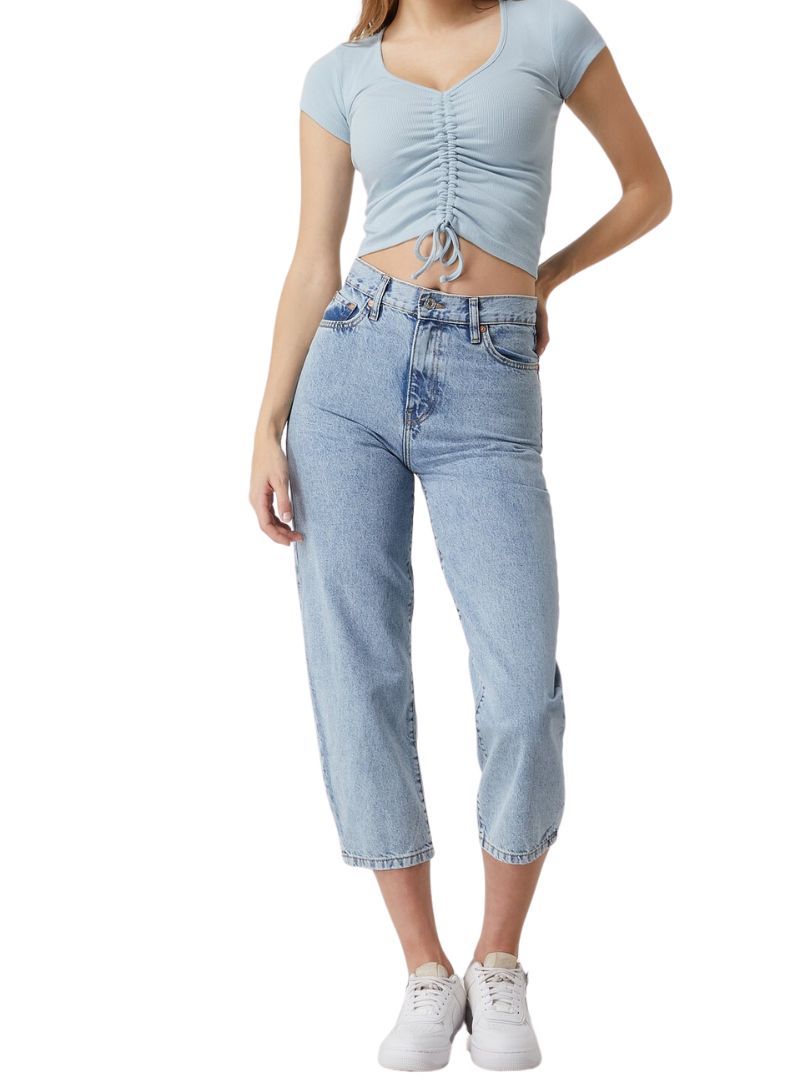 DETAILED FRONT TIE TOP sold by FBO