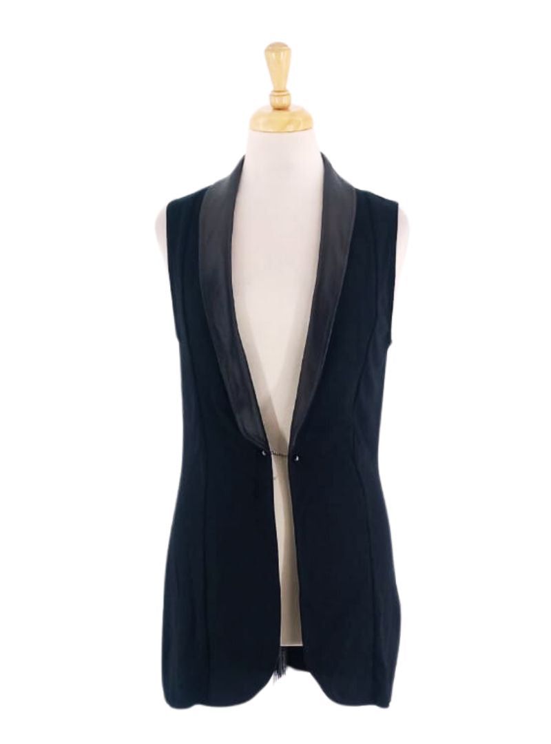 SLEEVELESS KNIT BLAZER TOP sold by FBO
