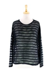 RIBBED LONG SLEEVE TOP sold by FBO