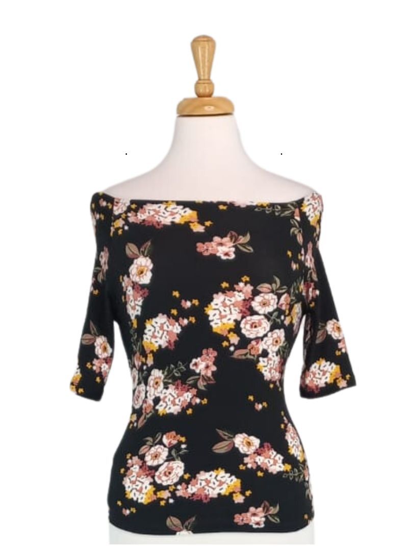 FLORAL OFF THE SHOULDER TOP sold by FBO