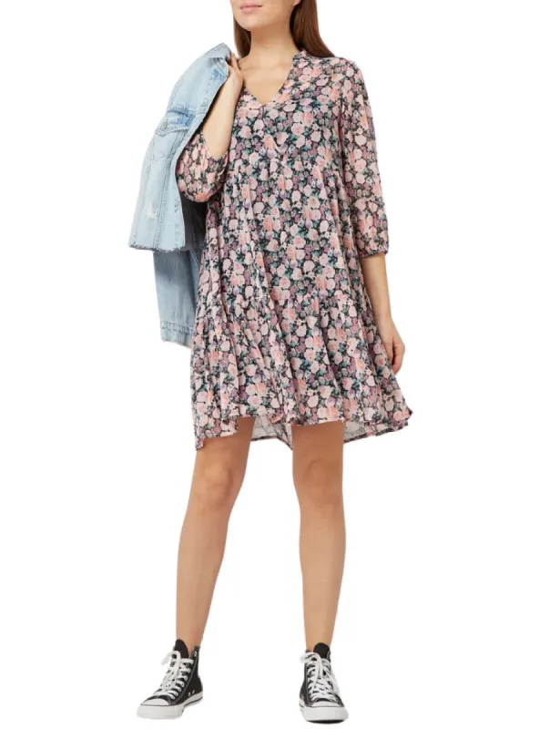 FLORAL DETAILED TIERED DRESS sold by FBO