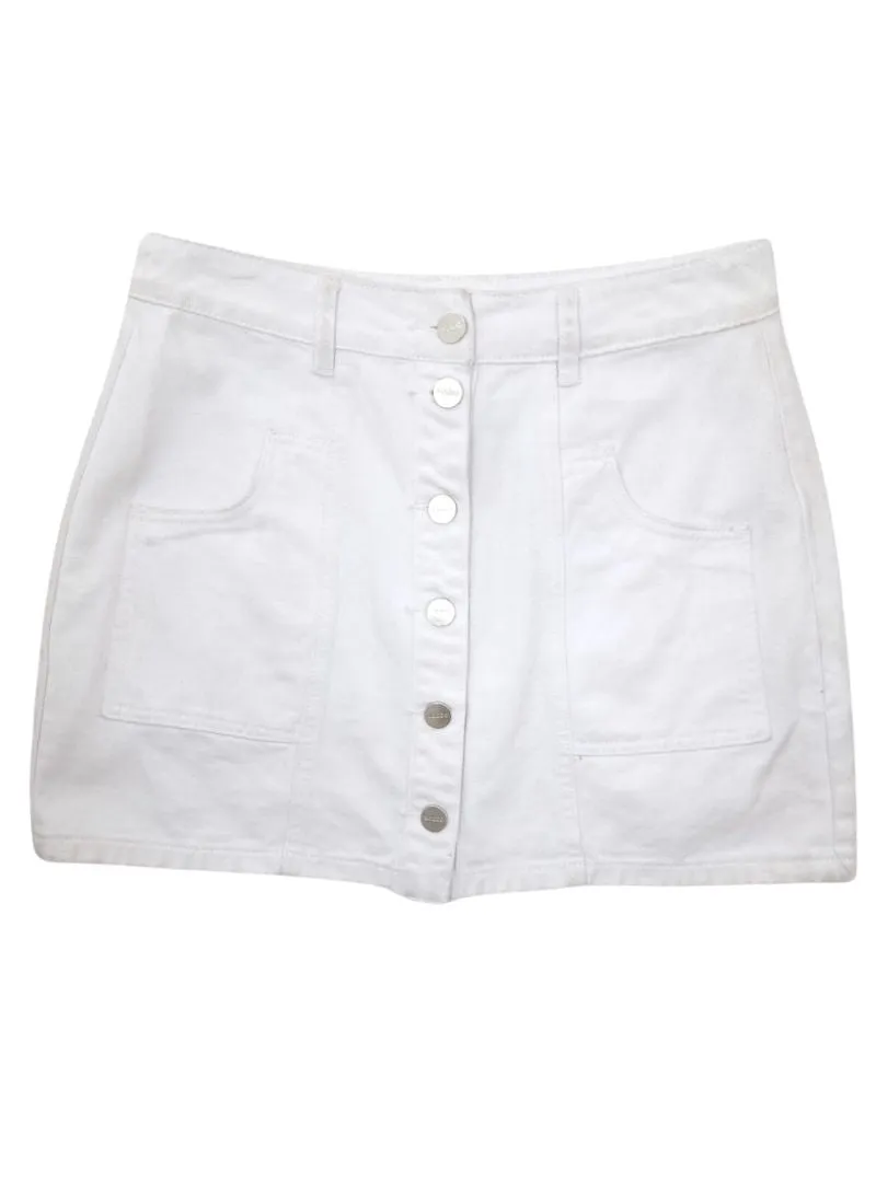 BUTTONED DENIM SKIRT sold by FBO