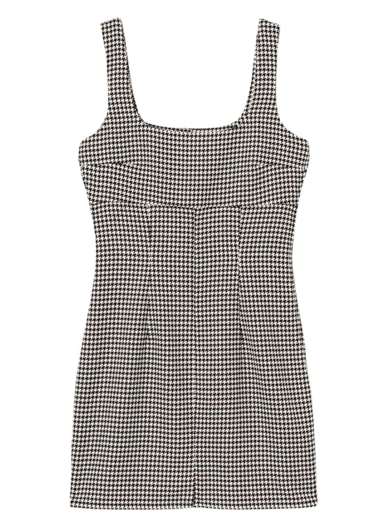 PLAID MINI DRESS sold by FBO