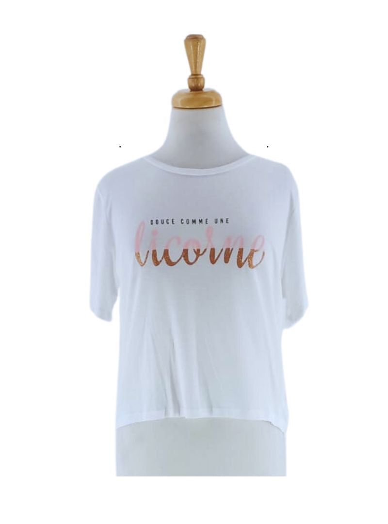 PRINTED CROP TOP sold by FBO