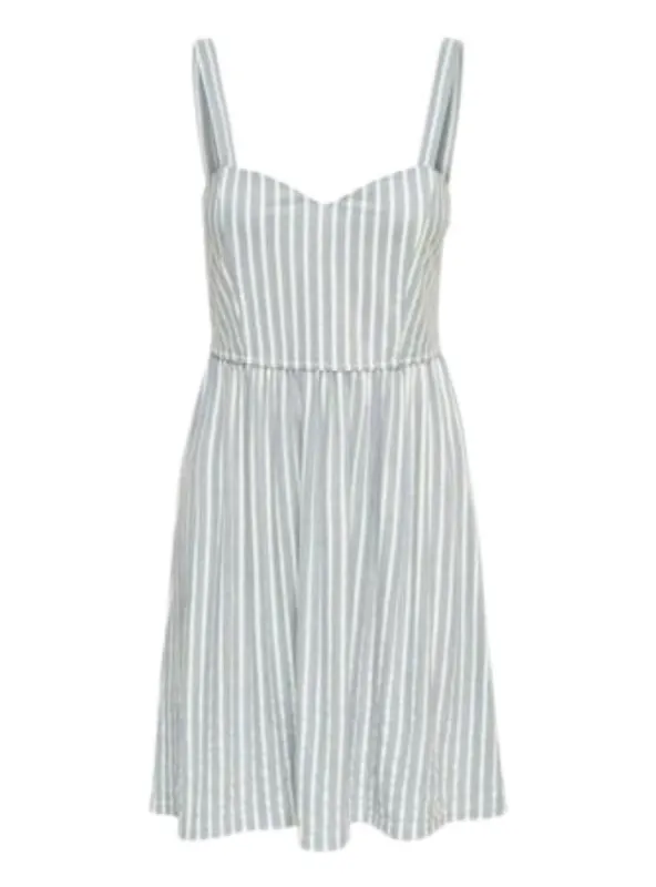 STRIPED STRAPPY DRESS sold by FBO
