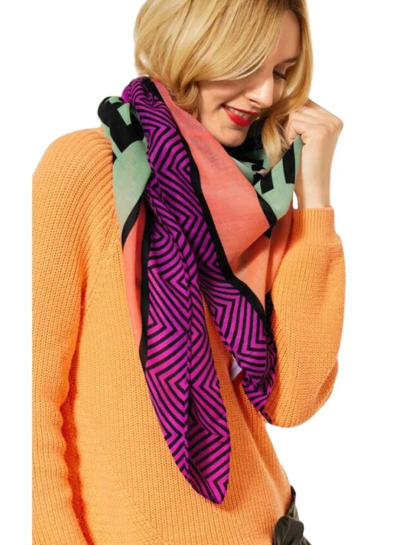 PATTERN PRINT SCARF sold by FBO
