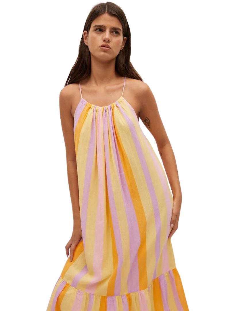 STRIPED TIER MAXI DRESS sold by FBO product image thumbnail 2