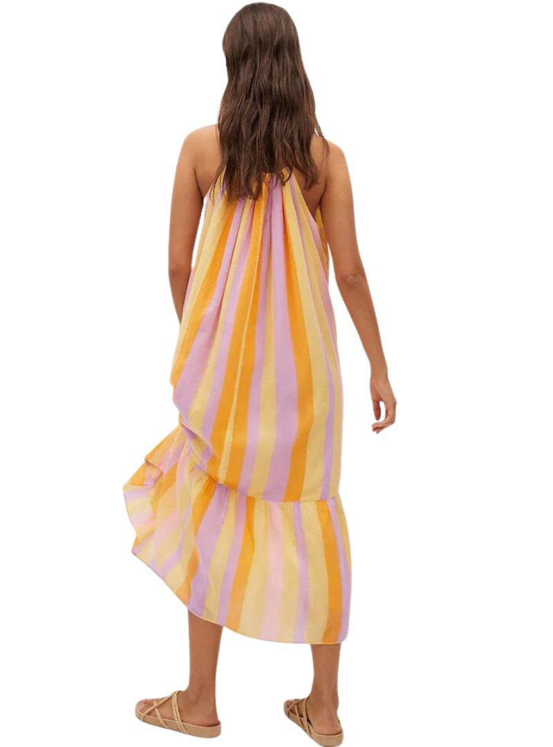 STRIPED TIER MAXI DRESS sold by FBO product image thumbnail 3