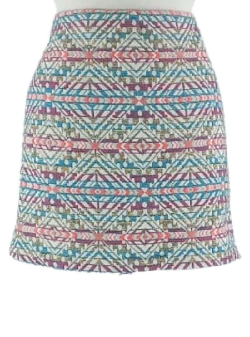 PATTERN DETAILED MINI SKIRT sold by FBO