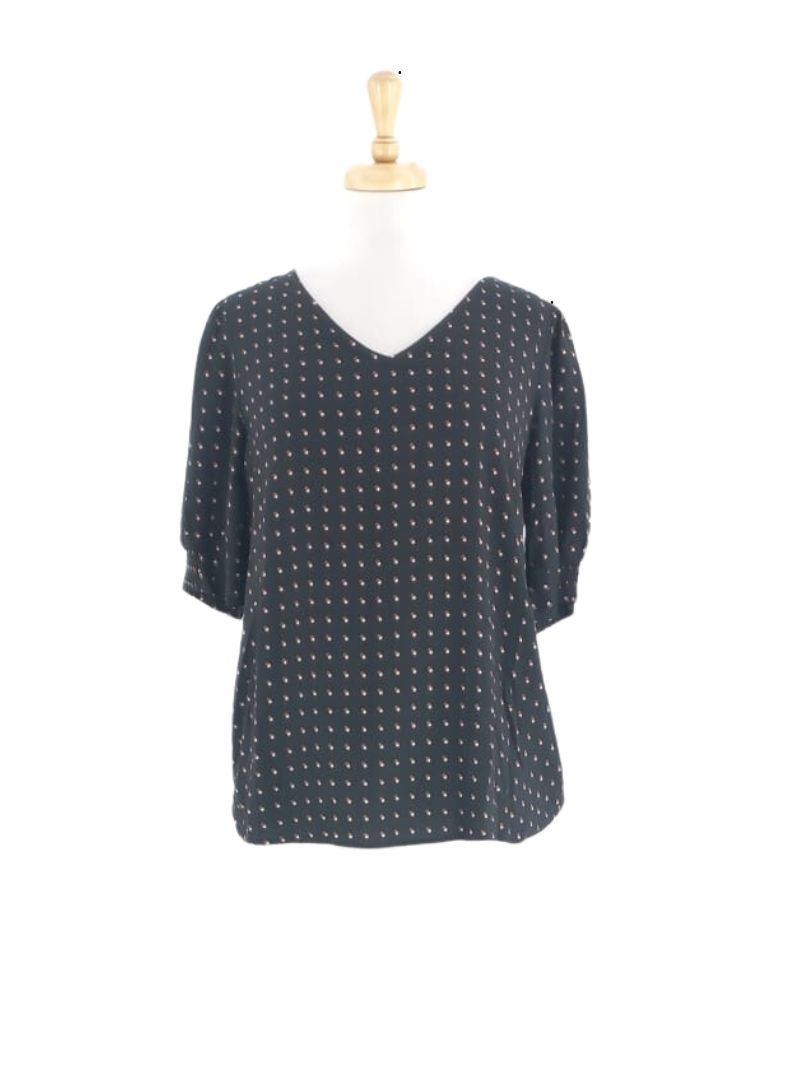 POLKA DOT PUFF SLEEVE BLOUSE sold by FBO