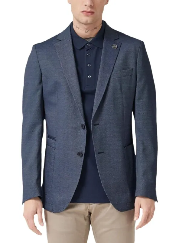 DETAILED BUTTONED FORMAL BLAZER sold by FBO
