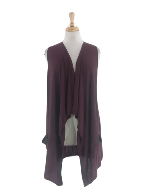 SLEEVELESS KNIT CARDIGAN sold by FBO