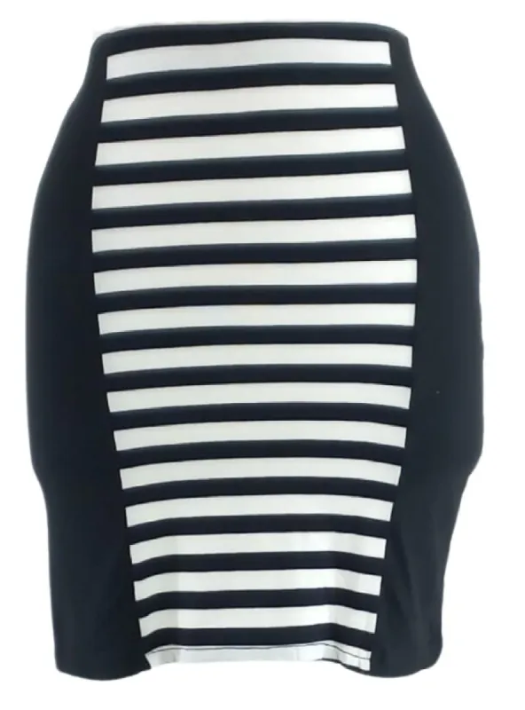 STRIPED FITTED SKIRT sold by FBO
