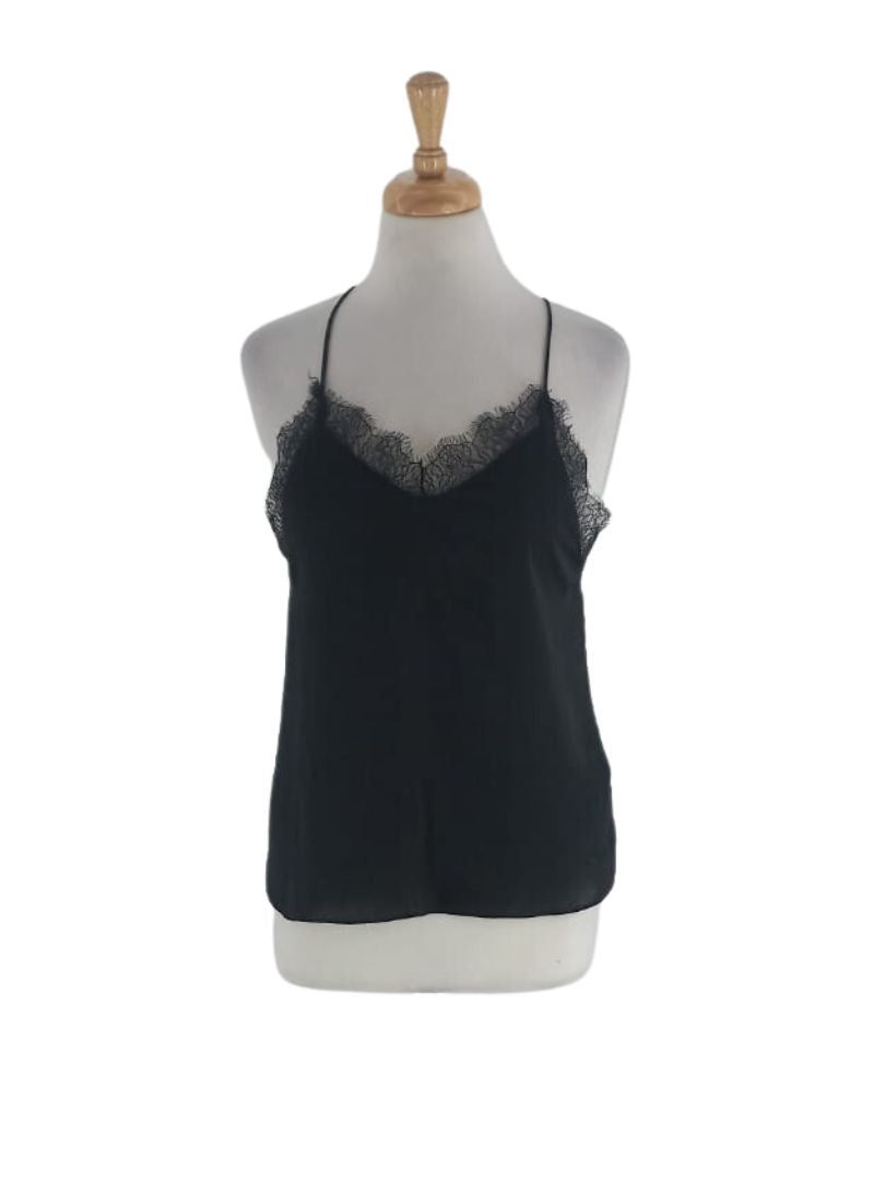 LACE DETAILED STRAPPY BLOUSE sold by FBO