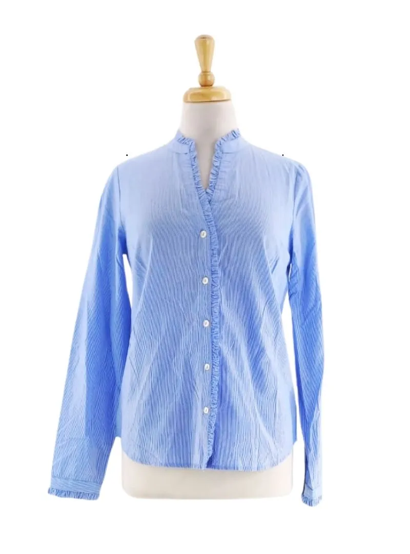 STRIPE DETAILED BLOUSE sold by FBO