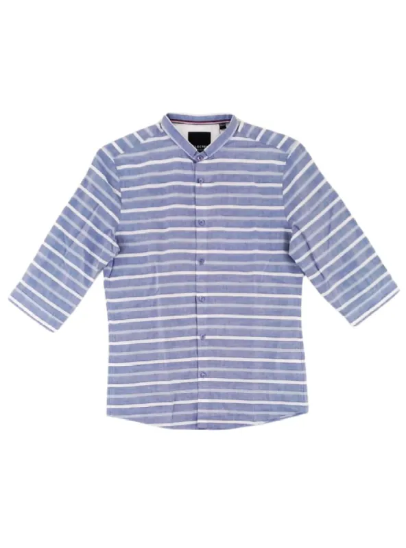 DETAILED STRIPPED CHINESE COLLAR sold by FBO