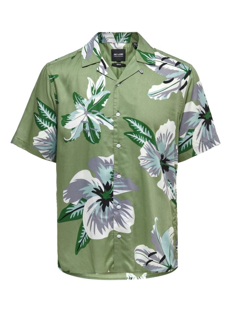 FLOWER DETAILED RELAXED FIT SHIRT sold by FBO product image thumbnail 3