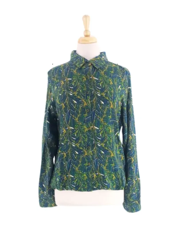 LONG SLEEVE PRINTED BLOUSE sold by FBO